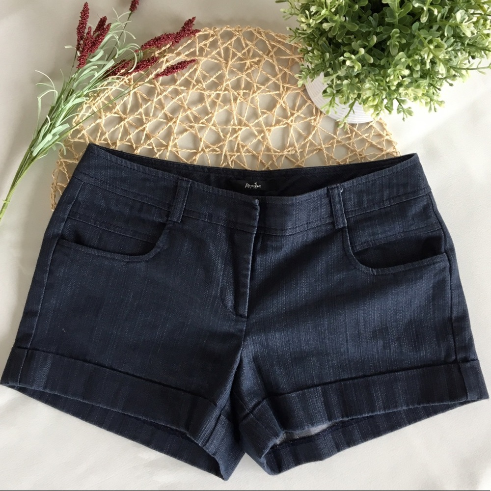 Dark Denim Shorts